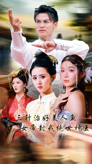 三针治好美人鱼，女帝封我绝世神医（61集）每天短剧分享
