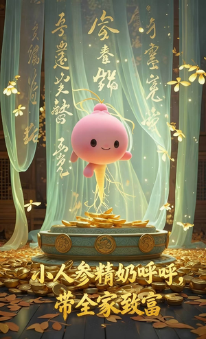 小人参精奶呼呼带全家暴富（58集）古代短剧推荐