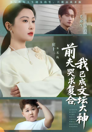 前夫哭求复合，我已成文坛大神（70集）超甜短剧抢先看