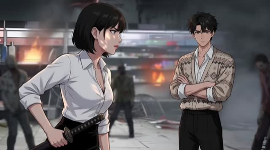 末世给丧尸化妆，S级美女丧尸缠上我（75集）动漫热门短剧推广