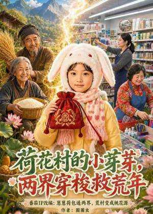 荷花村的小芽芽，两界穿梭救荒年（60集）看短剧放松一下