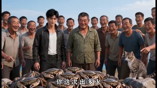 分我荒滩涂：我靠灵猫养成海鲜大王（50集）短剧推荐上热门