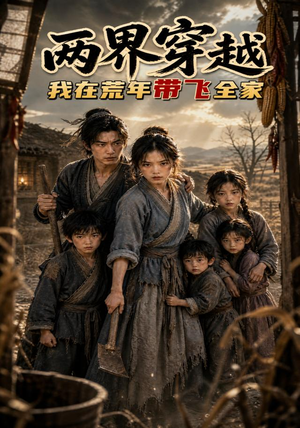 两界穿越，我在荒年带飞全家（61集）热门短剧抢先