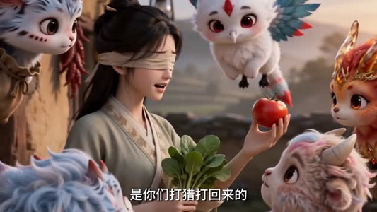 盲眼农女:上古神兽全是我养的宠物(32集) 盲眼农女:上古神兽全是我养的宠物(32集)短剧太精彩