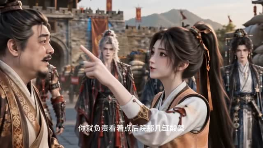 穿成天女，我开麻辣烫火了（57集）萌宝助攻